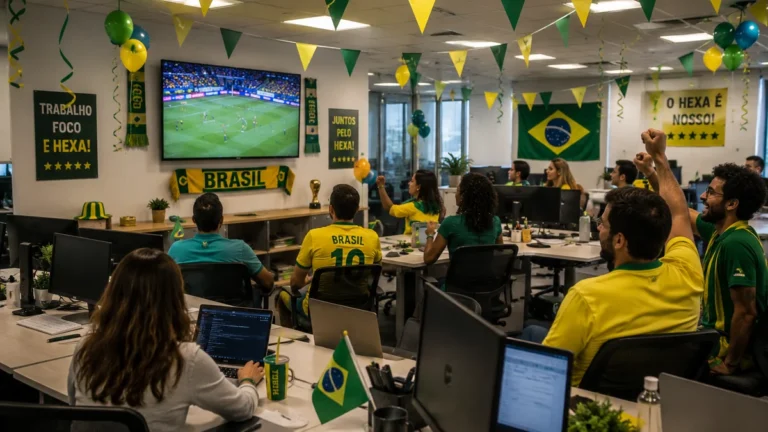 Ponto facultativo na Copa: veja se você vai trabalhar no jogo do Brasil