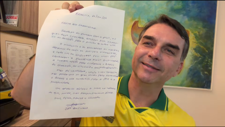 Carta de Bolsonaro pede “deixar diferenças de lado” após atrito com Michelle