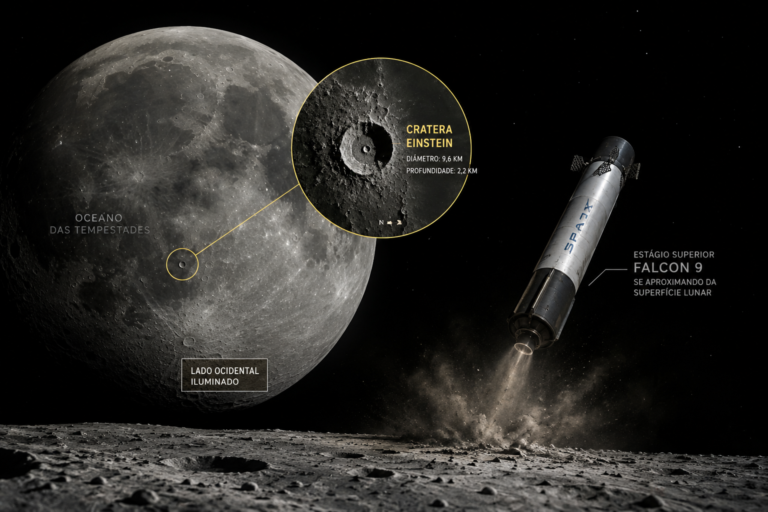 Foguete da SpaceX vai atingir a Lua nesta quarta; entenda o impacto